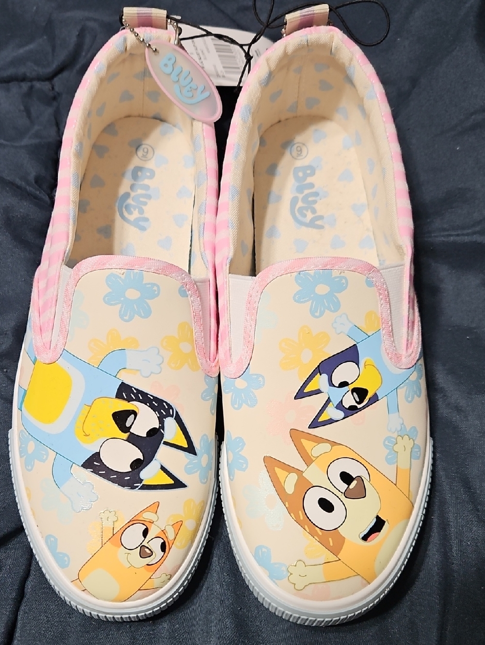 Bluey Slip On Shoes Mens 9 Womens 10.5